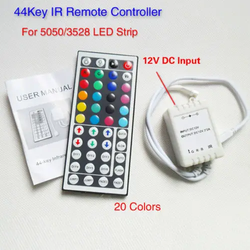 44 клавиши DIY ИК LED RGB диммер пульт дистанционного управления для 5050/3528