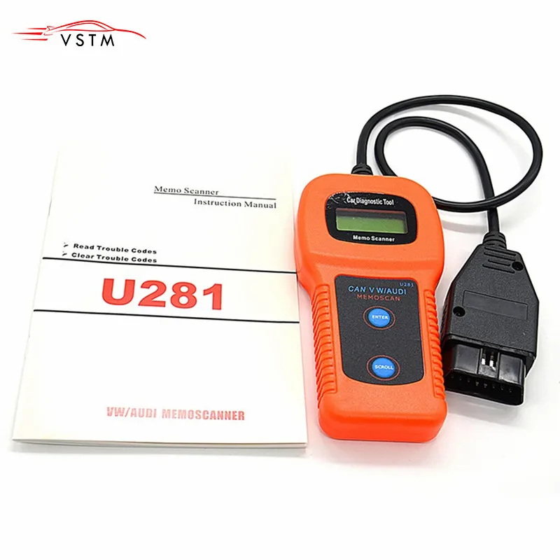 Диагностический инструмент OBD II 2 CAN U281 автомобильный считыватель кодов сканер Memo