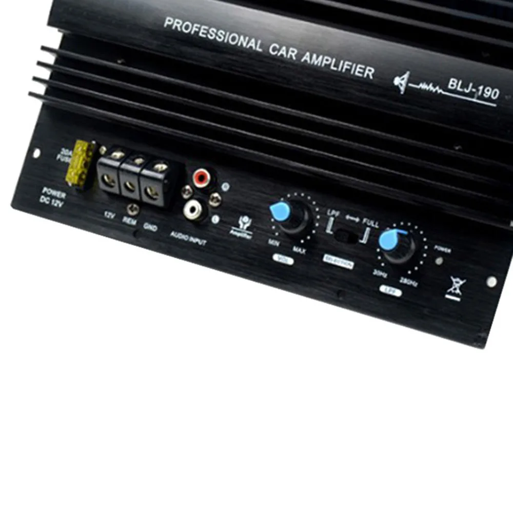 12V 1000W Мощность Фул басовый сабвуфер 105dBA подойдет как для повседневной носки, так автомобильный аудио аккустическая система для Мощность усилитель платы Термальность защита от перегрузки Мощность Фул бас-гитара