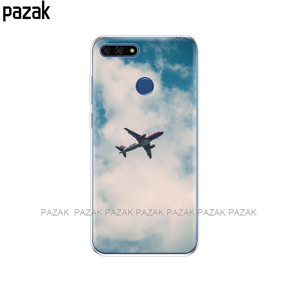 34349 Силиконовый чехол для телефона Huawei Honor 7C 5,7 дюйма, Чехлы, мягкий силиконовый чехол из ТПУ для Huawei honor 7c Aum-L41 - Цвет: 34349