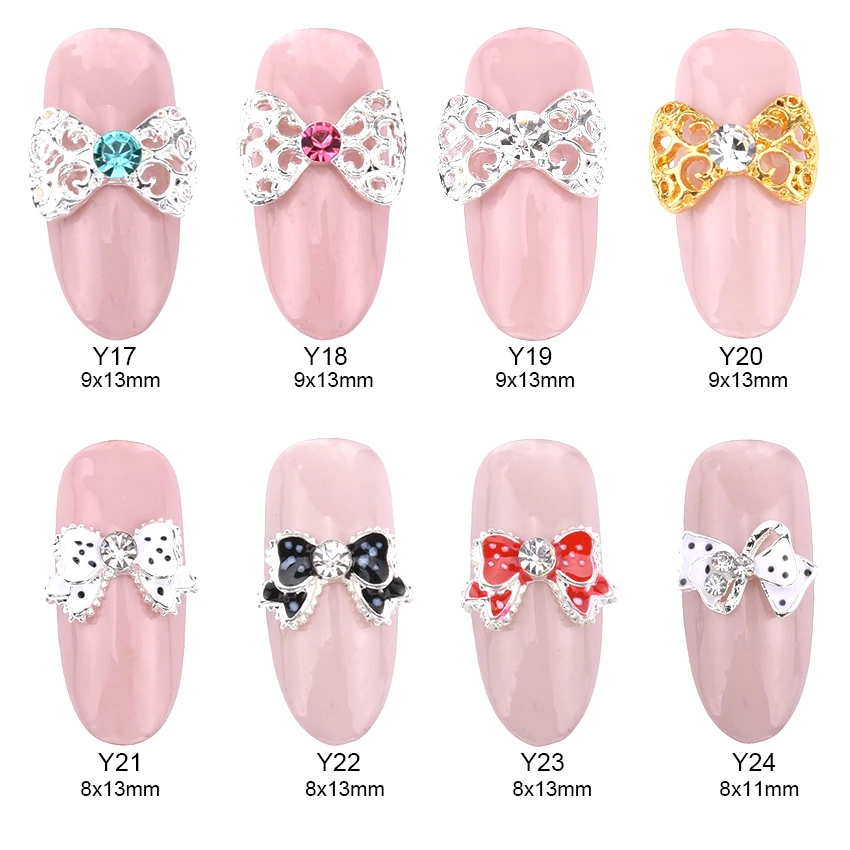 10 шт Золото Луна Стразы nailart Мобильный телефон DIY Скрапбукинг 3d дизайн ногтей бижутерия для декорирования Y204~ 211