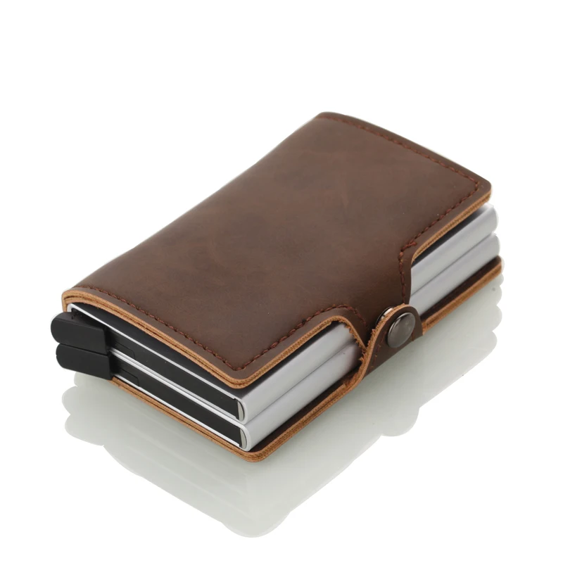 Мужские держатели для кредитных карт американский Европейский стиль кошелек