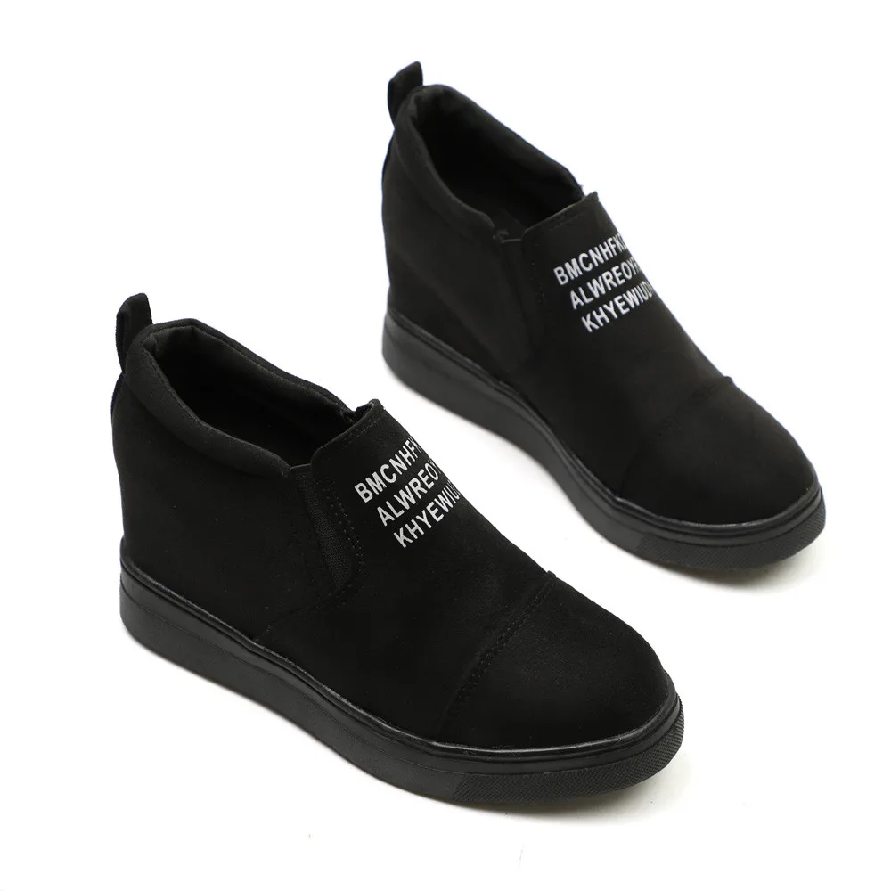 Women's Ladies Fashion Ankle Letter Increasing Wedges Martin Shoes Short Boots winter boots women warm snow#g8