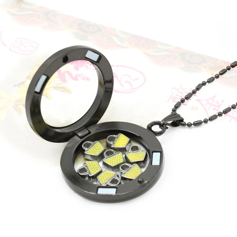 Diylocket Новинка 30 мм 4 цвета Круглый Магнитный стеклянный плавающий медальон pandent