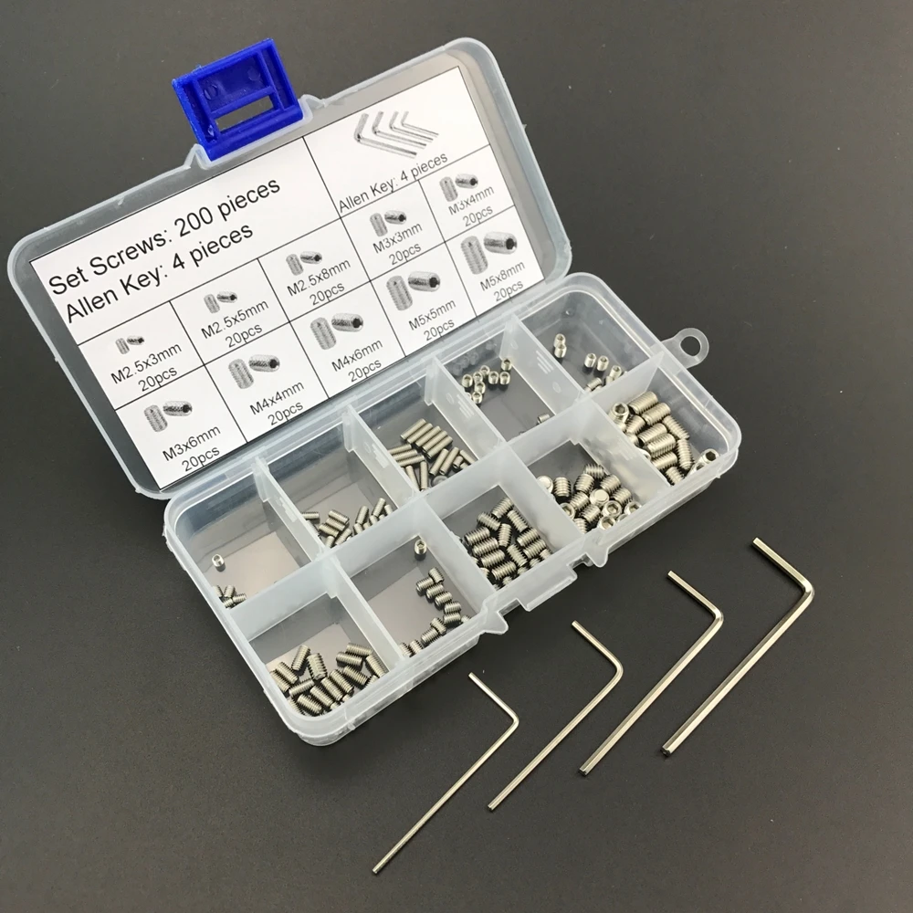 Набор шестигранных гаечных ключей из нержавеющей стали 200 шт. | Обустройство дома