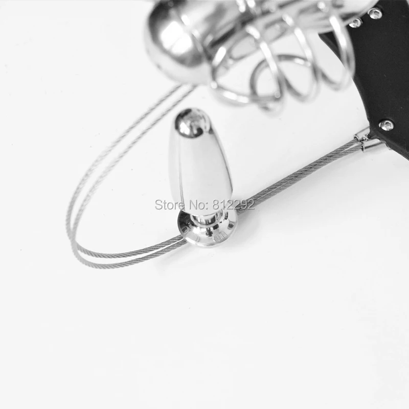 Пояс верности из нержавеющей стали для мужчин с анальной пробкой клетка пениса