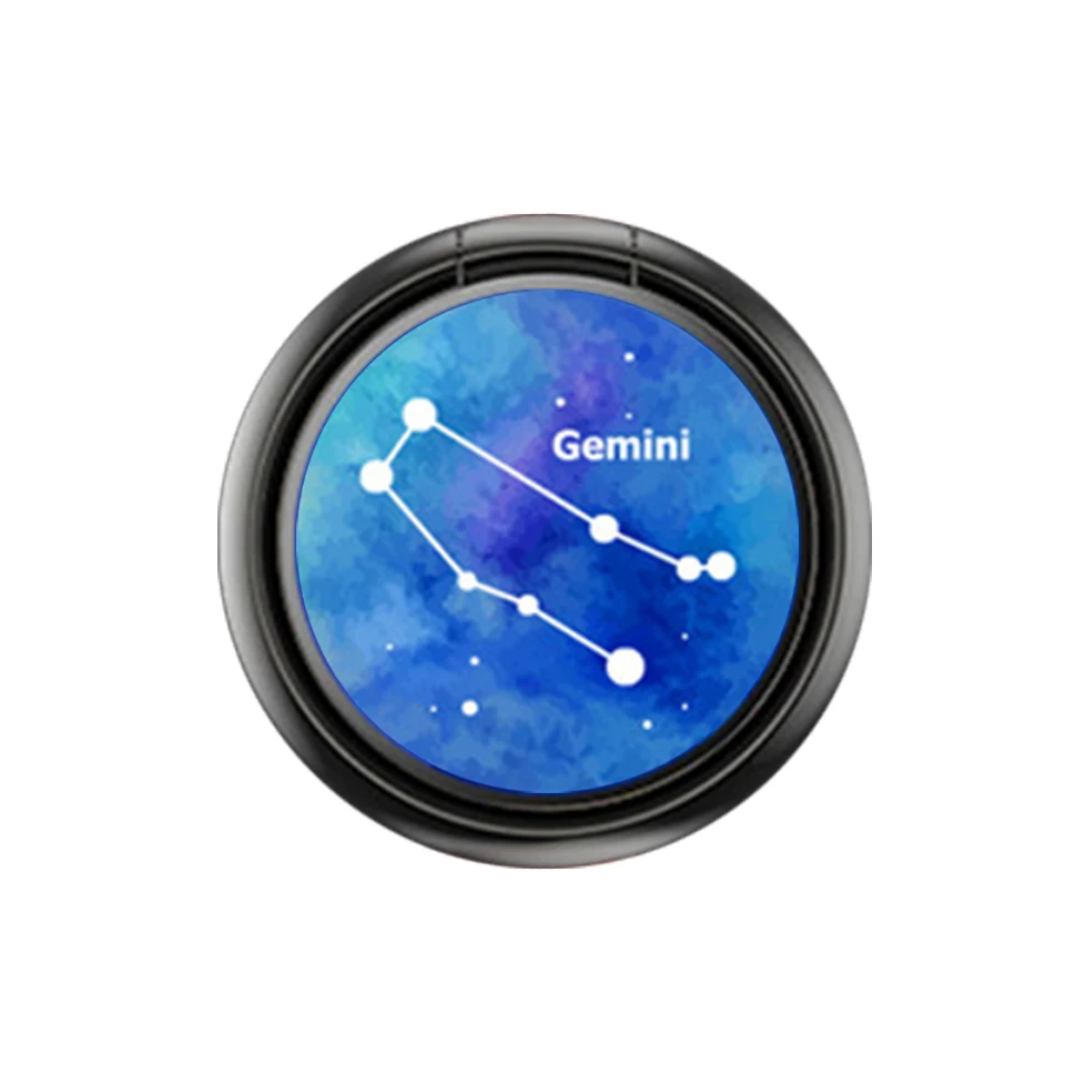 Gemini Venroii металлическое кольцо-держатель для iPhone XR X 8 7 Plus Магнитный Автомобильный держатель для телефона Подставка на 360 градусов для samsung Xiaomi кронштейн - Цвет: Gemini