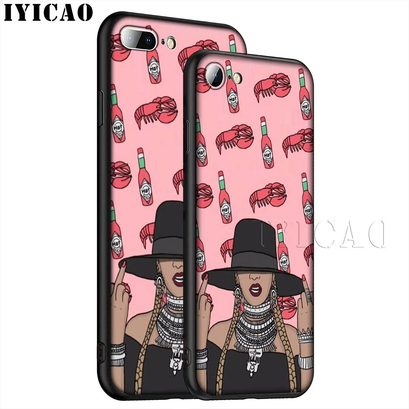 IYICAO Beyonce Мягкий силиконовый чехол для телефона iPhone XR X XS 11 Pro Max 6 6S 7 8 Plus 5 5S SE TPU