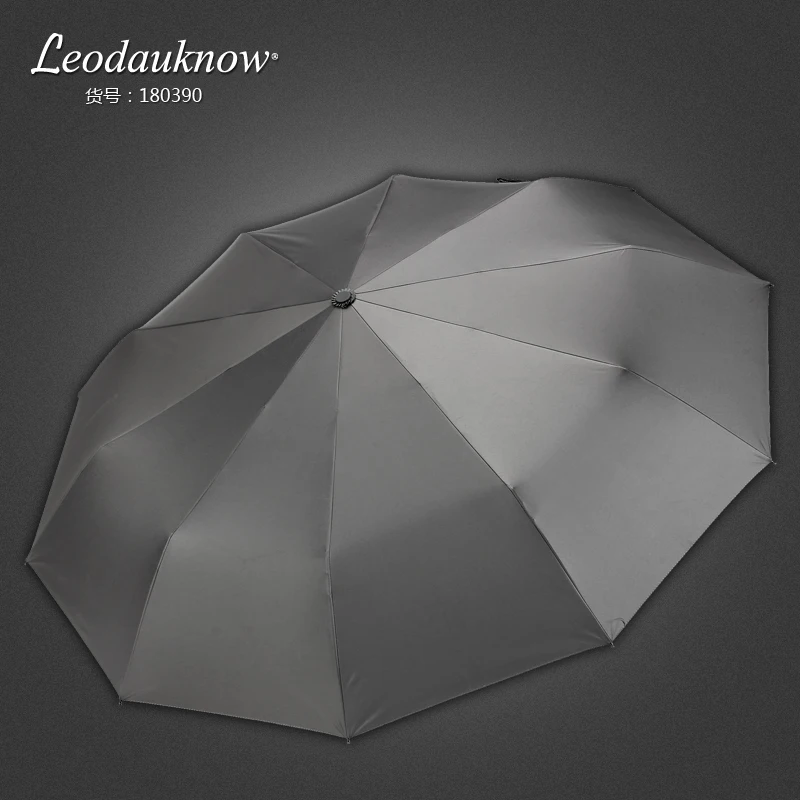 Leodauknow новые большие модные высококачественные бизнес зонты для 4 цветов мужские
