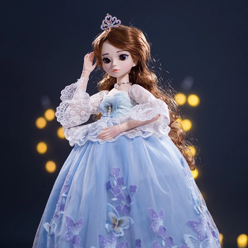 Принцесса Анна 1/3 60 см BJD SD куклы новое поступление с платьем парики Shose Hat макияж