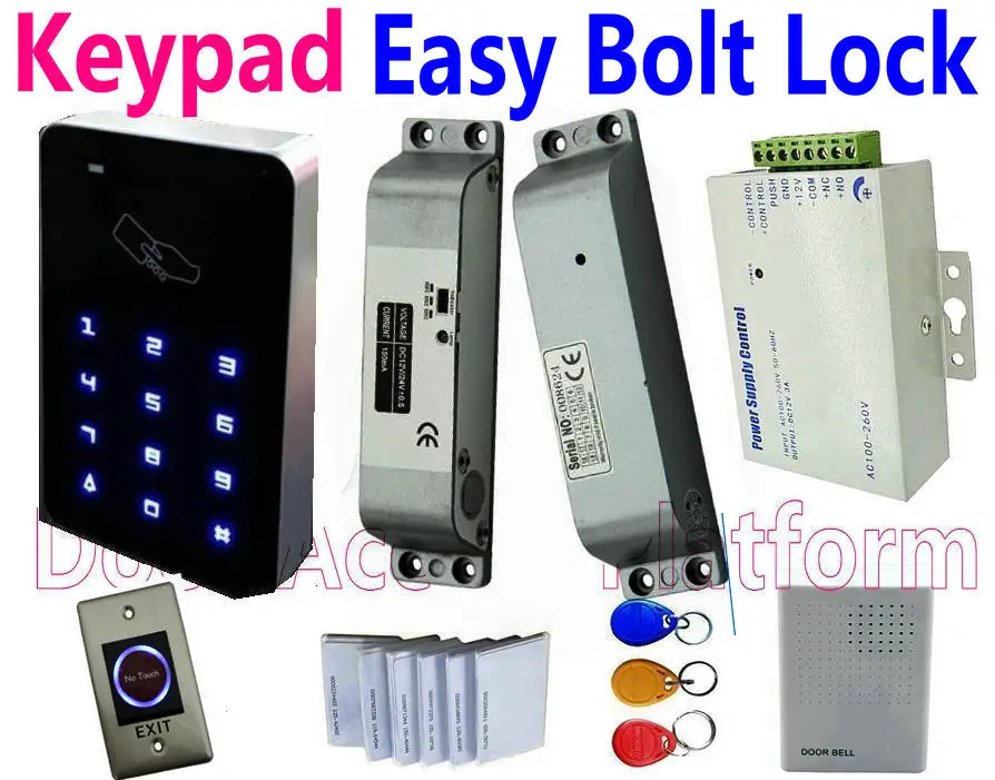 Сенсорная клавиатура 1000 RFID карта Pin код + EM ID или MF IC автономный контроль доступа