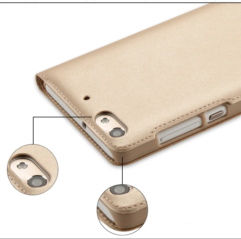 Чехол для Huawei Honor 4C с откидной крышкой и открытым окном чехол из искусственной