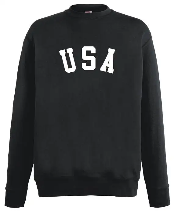 

USA Sweatshirt United States jumper Tumblr Sweatshirt American outfit Crewneck Sweatshirt moletons tumblr tops