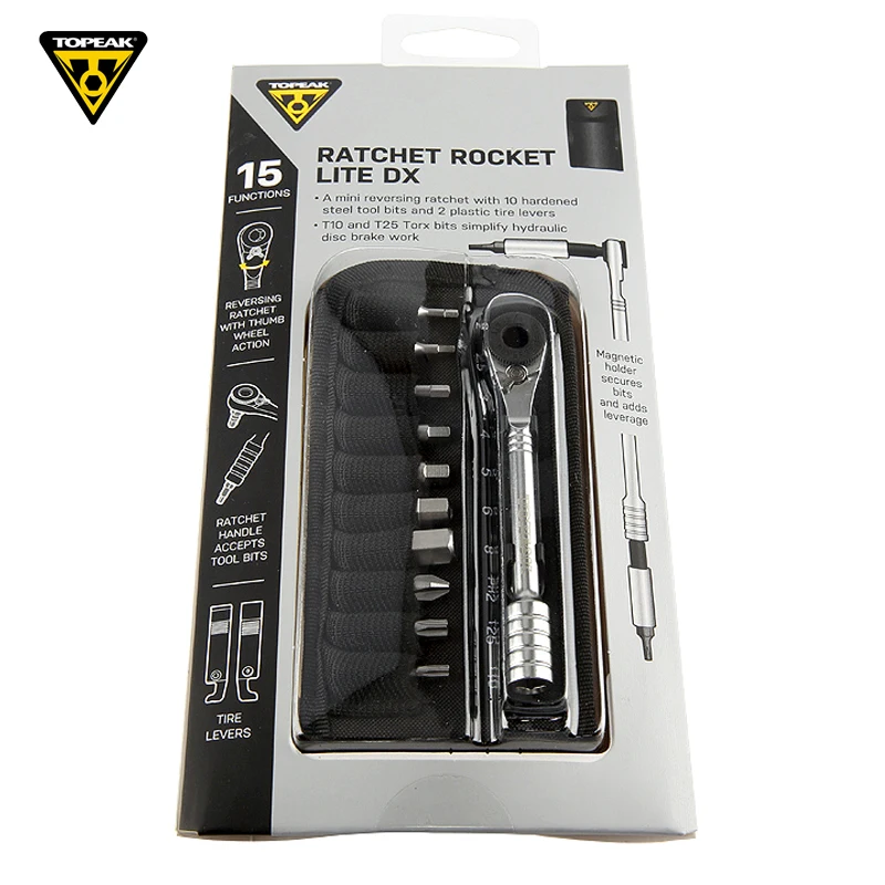 Набор гаечных ключей Topeak TT2524 портативный инструмент с храповым механизмом