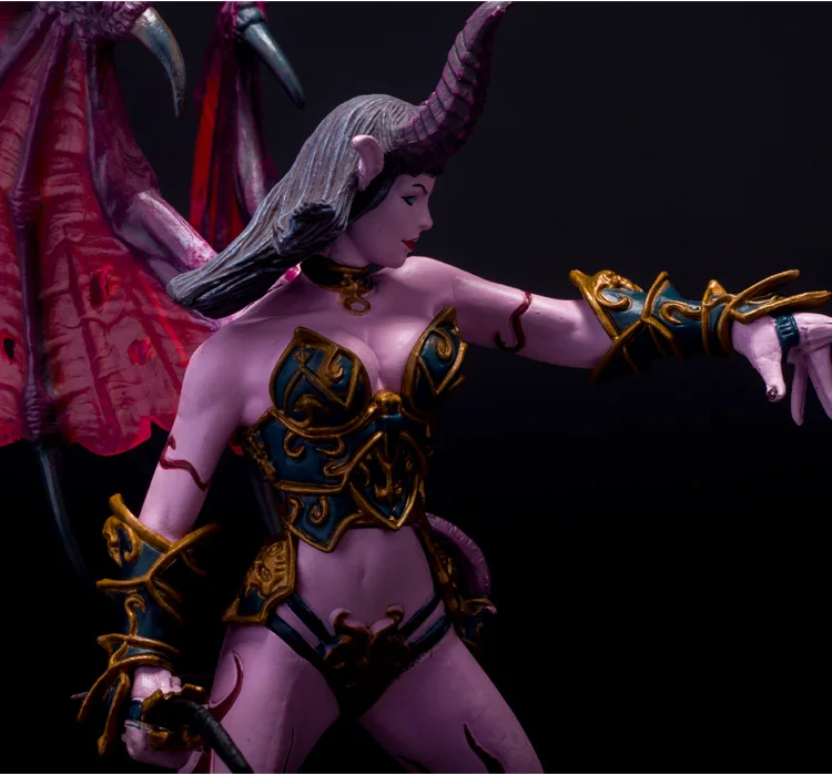 WOW Суккуб Демон Amberlash Warlock Pet Фигурка Игрушка Аниме Фигурка Коллекционная модель игрушки