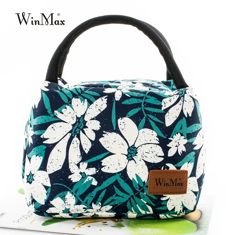 BX004-13lunchbag Winmax брендовая водонепроницаемая сумка для ланча для женщин и детей, сумка-холодильник для ланча, термоизоляционная посылка, переносная сумка-тоут для ланча - Цвет: BX004-13lunchbag