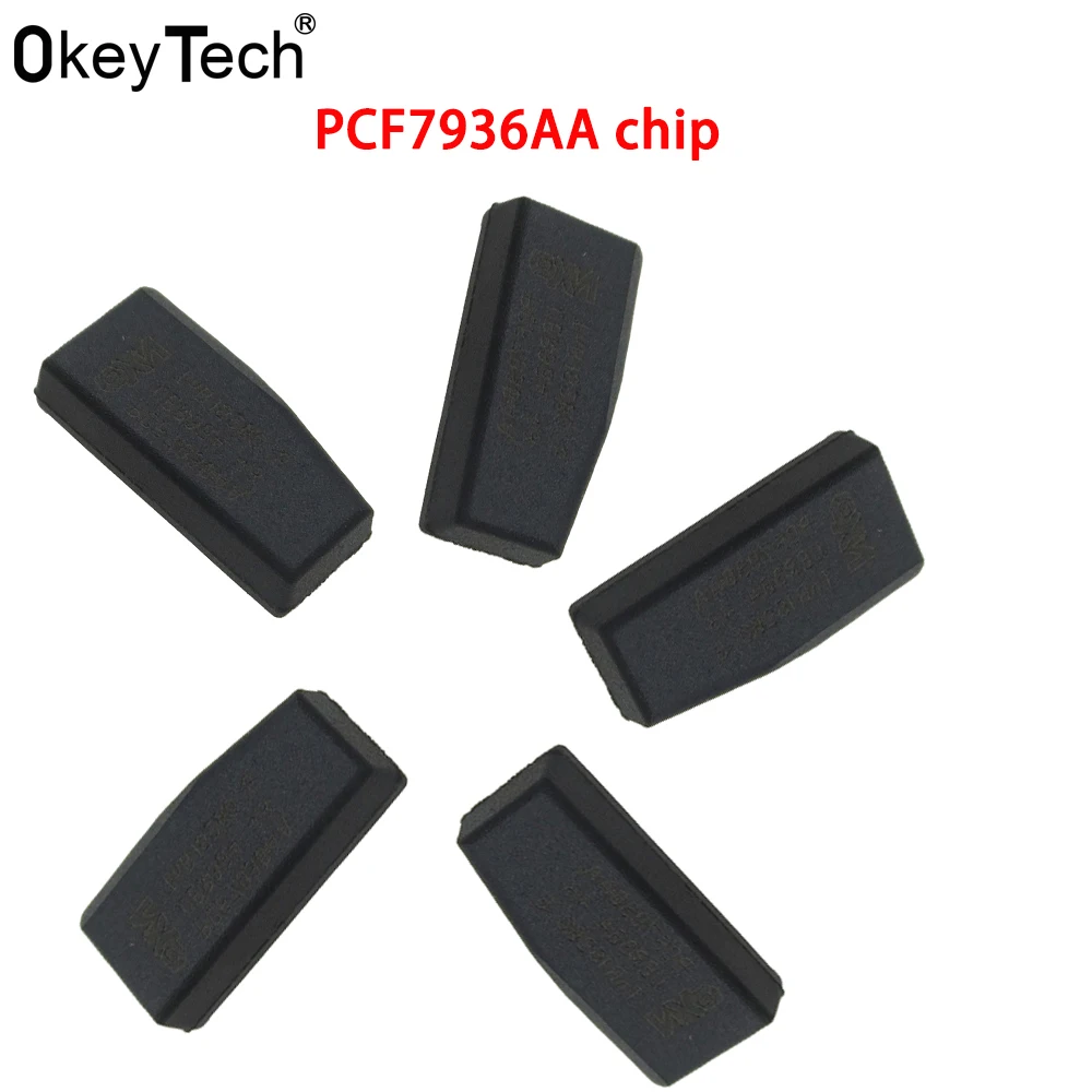 OkeyTech 5 шт./лот новый автомобильный чип транспондера Aotu 7936AA брелок копия