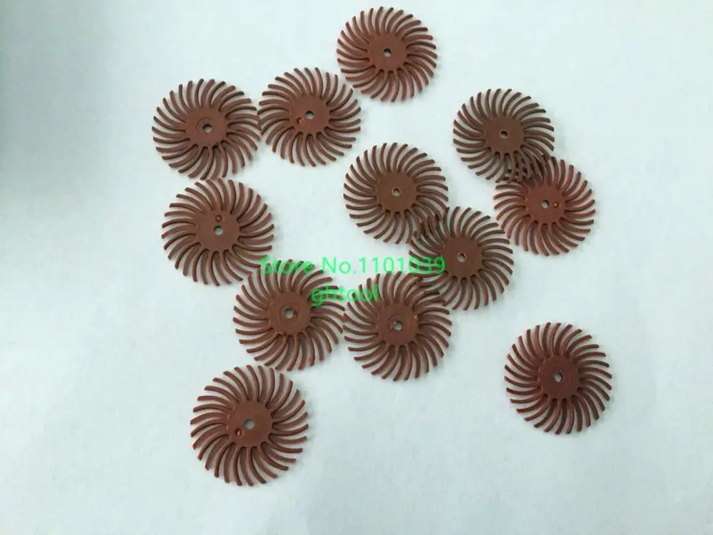 

Free Shipping Red Color Grit 220# 1" Jewelry Tools Bristle Discs Polishing Brush 500pcs/bag jewelery tools