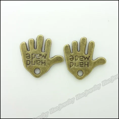 240 шт винтажные Подвески ручной Кулон Античный бронзового цвета из цинкового