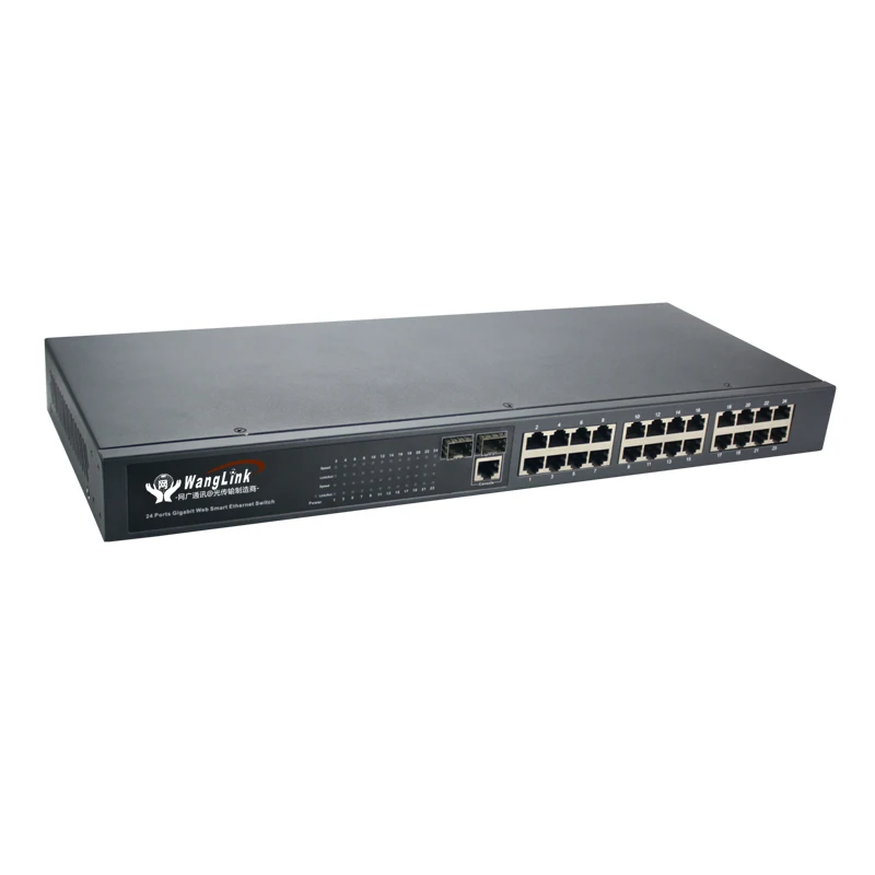 Интеллектуальный коммутатор ethernet с 24 портами RJ45 10/100/1000 Мбит/с | Мобильные
