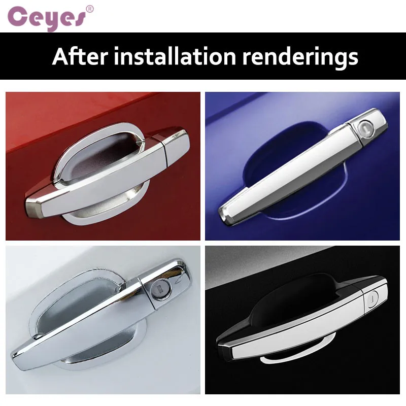 

Ceyes Car Styling Car Sticker Case For Chevrolet Cruze 2009-2014 Opel Mokka Astra Trim Decoration Door Handles Cover Car-Styling