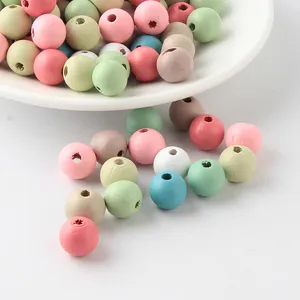 Бусины деревянные круглые, 12 мм, 50 шт.лот