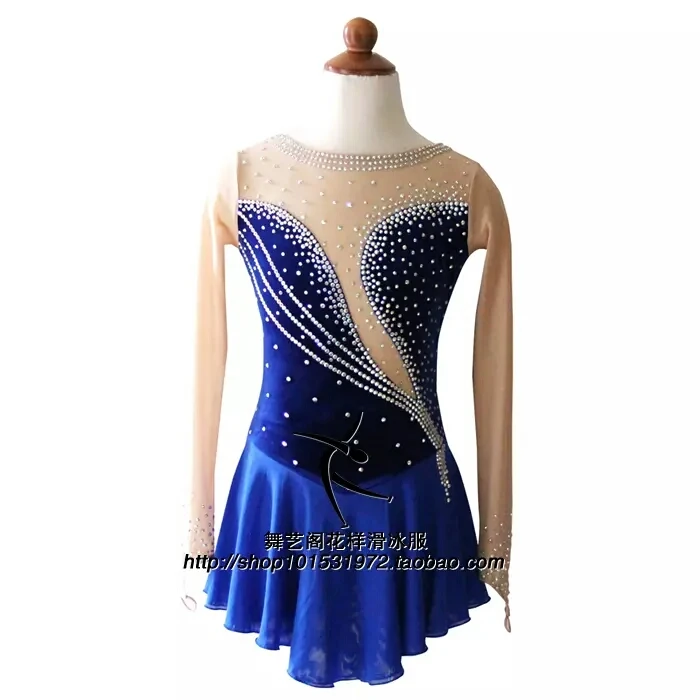 

Custom Adult Figure Skating Dresses For Women Graceful New Brand Ice Skating Competition Dresses DR3942