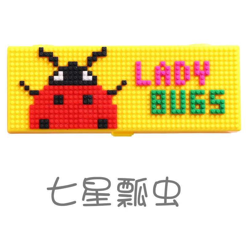 Figure 12 1 шт., чехол для карандашей с героями мультфильмов, милый рисунок hello kitty, единорог, детская игрушка-головоломка, новинка, пластиковая коробка для карандашей, канцелярские товары, Papeleria, школьный подарок - Цвет: Figure 12
