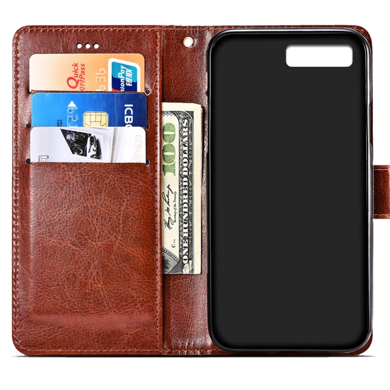 Роскошные Crazy Horse искусственная кожа + Мягкий силиконовый чехол для Xiaomi mi6
