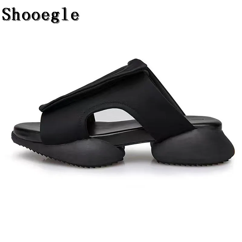 Сандалии SHOOEGLE мужские повседневные модельные удобные кроссовки на необычной