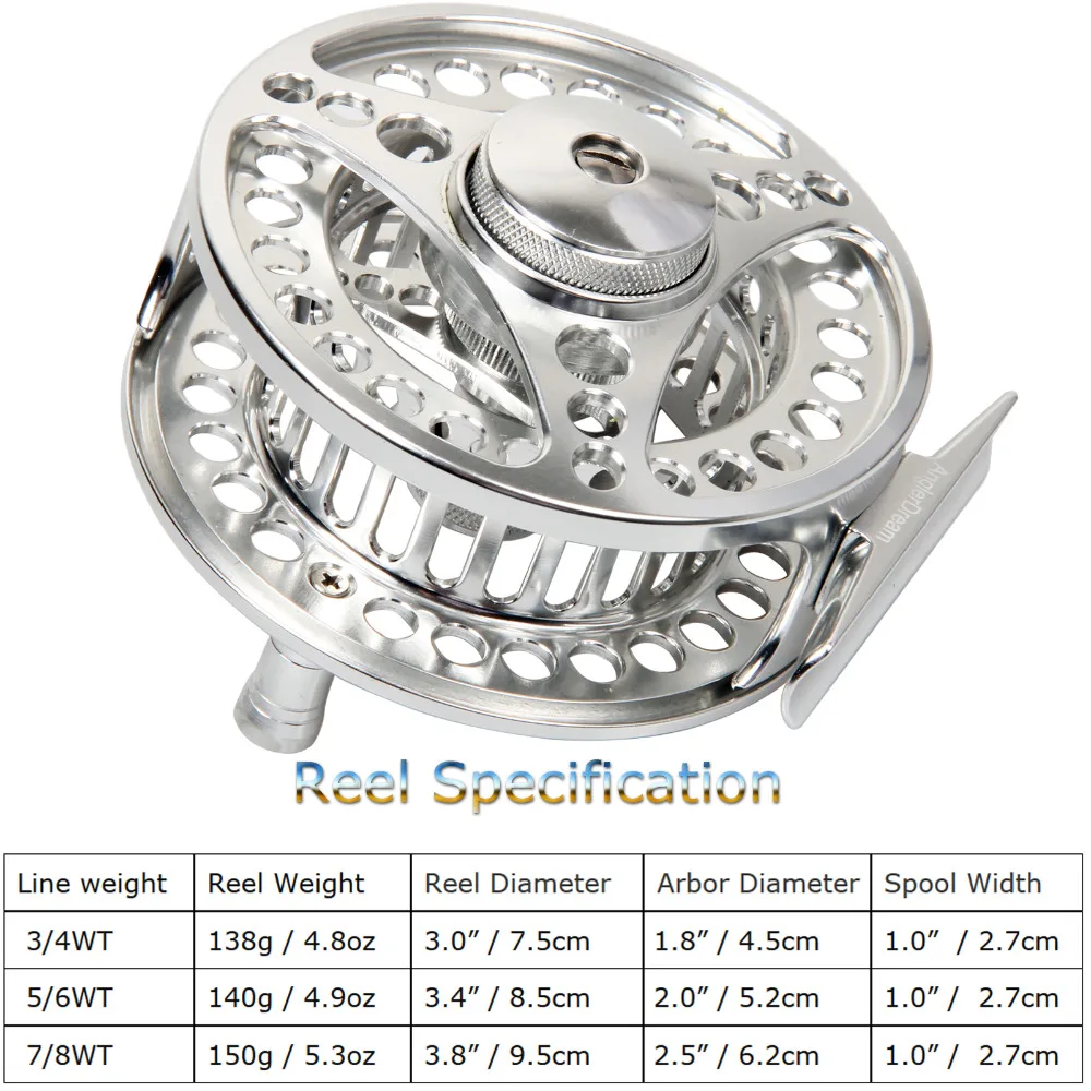 Рыболовная катушка 3/4 5/6 7/8 WT с ЧПУ алюминиевая сумкой|fly fishing reel|aluminium fly reelfly reel |