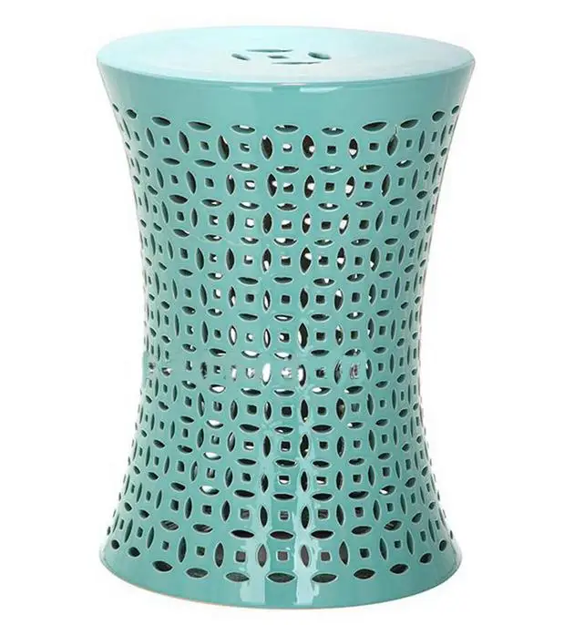 Домашний керамический античный фарфоровый садовый табурет глазурованная ручная