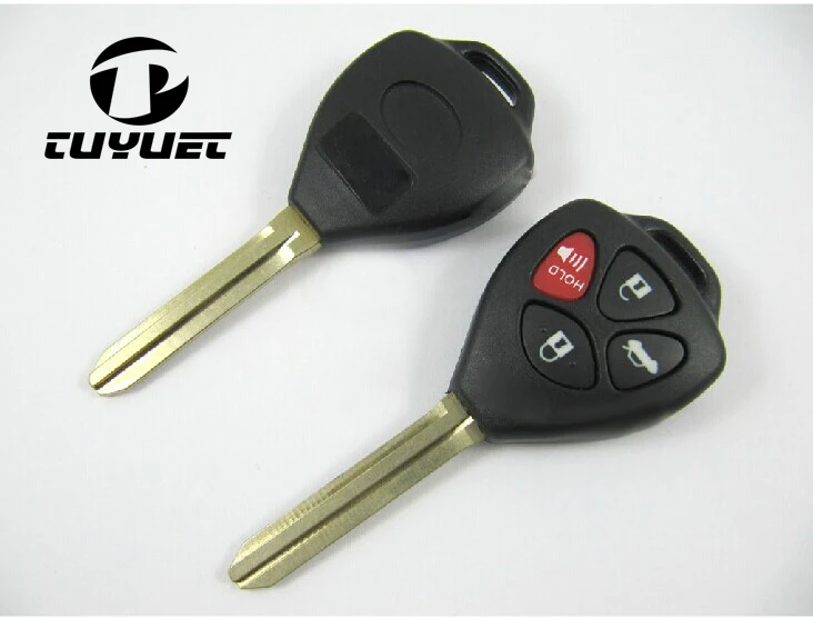 Чехол для дистанционного ключа Toyota Camry ключ Avalon Corolla Matrix RAV4 Venza Yaris 4 кнопки чехол