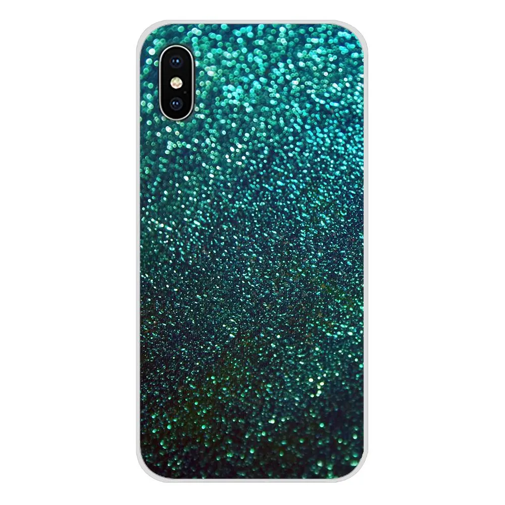 Изумительные Синие Блестящие чехлы для телефонов Samsung Galaxy S4 S5 MINI S6 S7 edge S8 S9 S10 Plus Note
