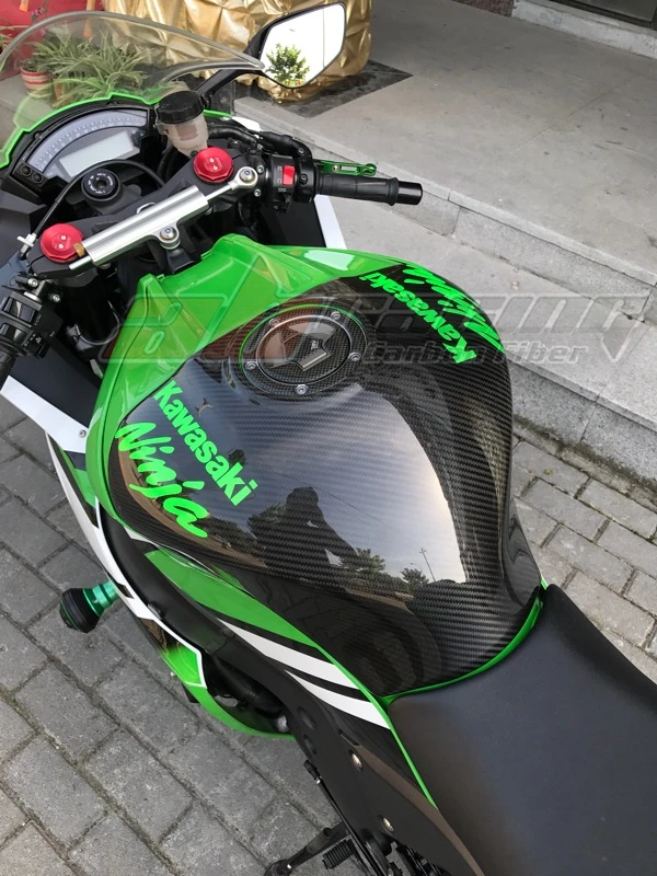 Топливный бак для Kawasaki ZX10R 2011 2012 2013 2014 2015 полностью из углеродного волокна 100%