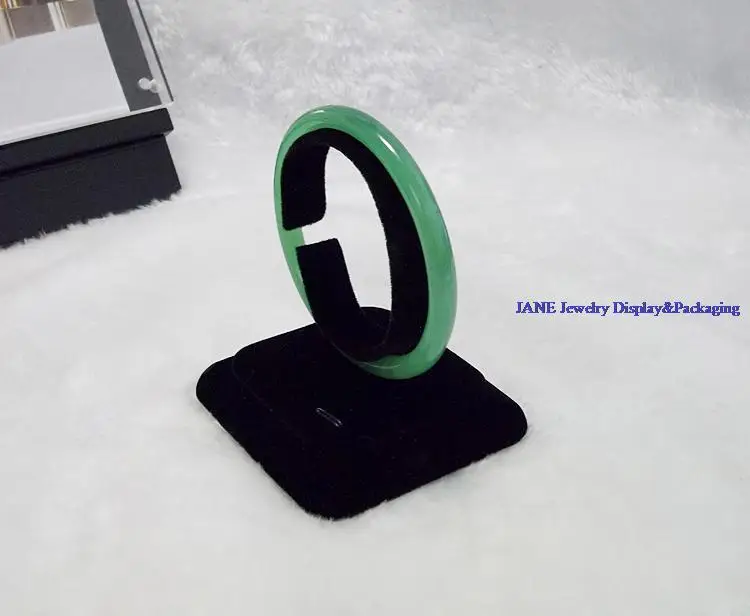Черный бархатный ювелирный дисплей набор серебряных ювелирных изделий для