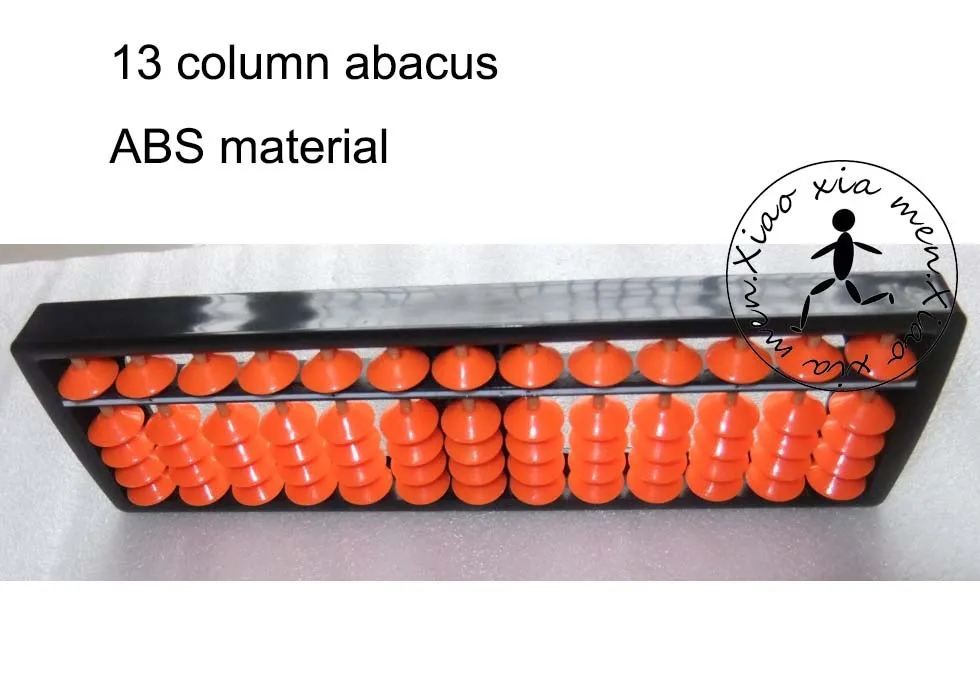 13 Колонка пластик Abacus профессиональный китайский соробан, инструмент в математике образования X065