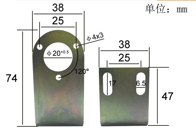 2 шт. Прямой кронштейн кодировщика с фиксированной рамкой для датчика колеса