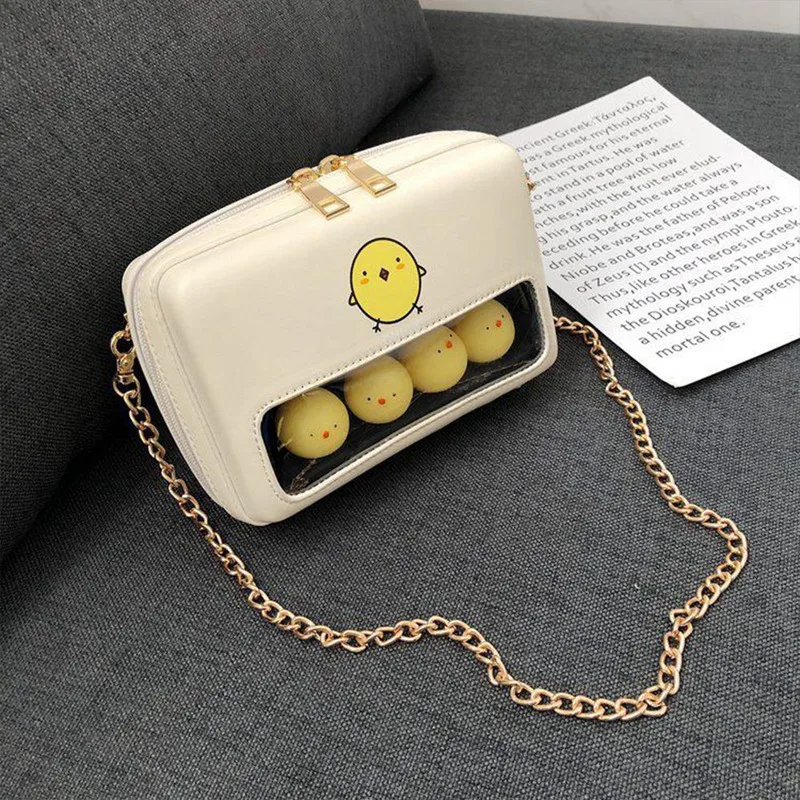 Летняя модная новинка женская сумка с рисунком цыпленка милая на плечо