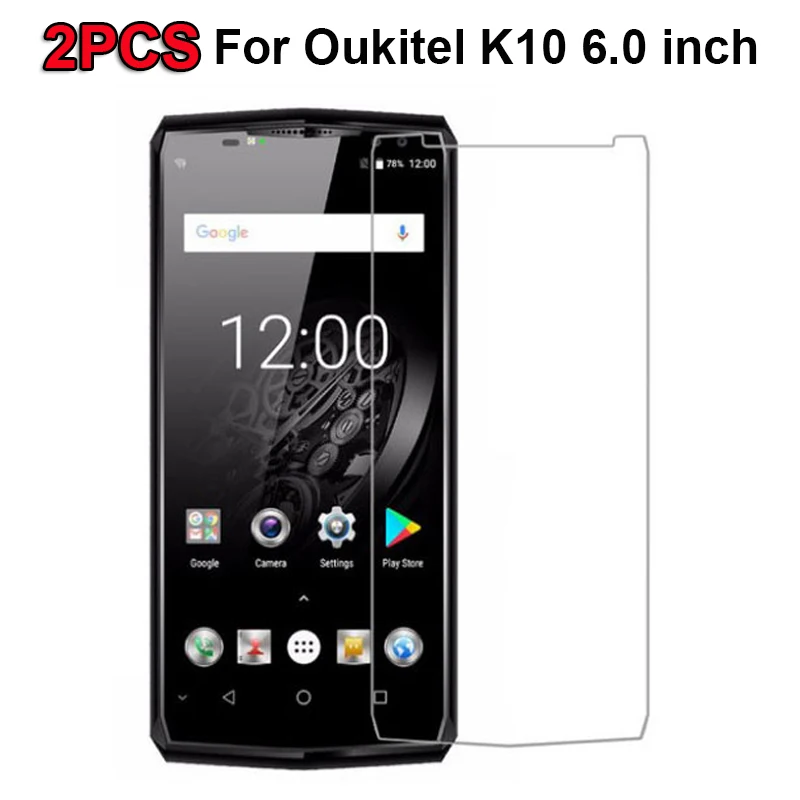 2 шт. OUKITEL K10 4G Защитная пленка из закаленного стекла 100% оригинальные скретч