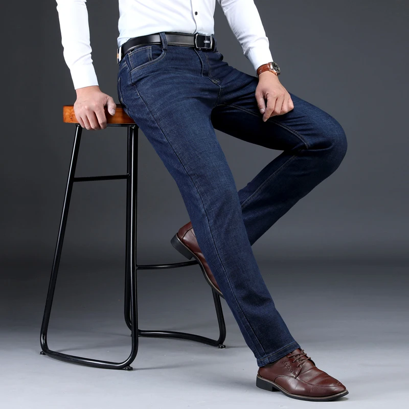 Брендовые джинсы для мужчин осень 2018 модные джинсовые мотобрюки байкер