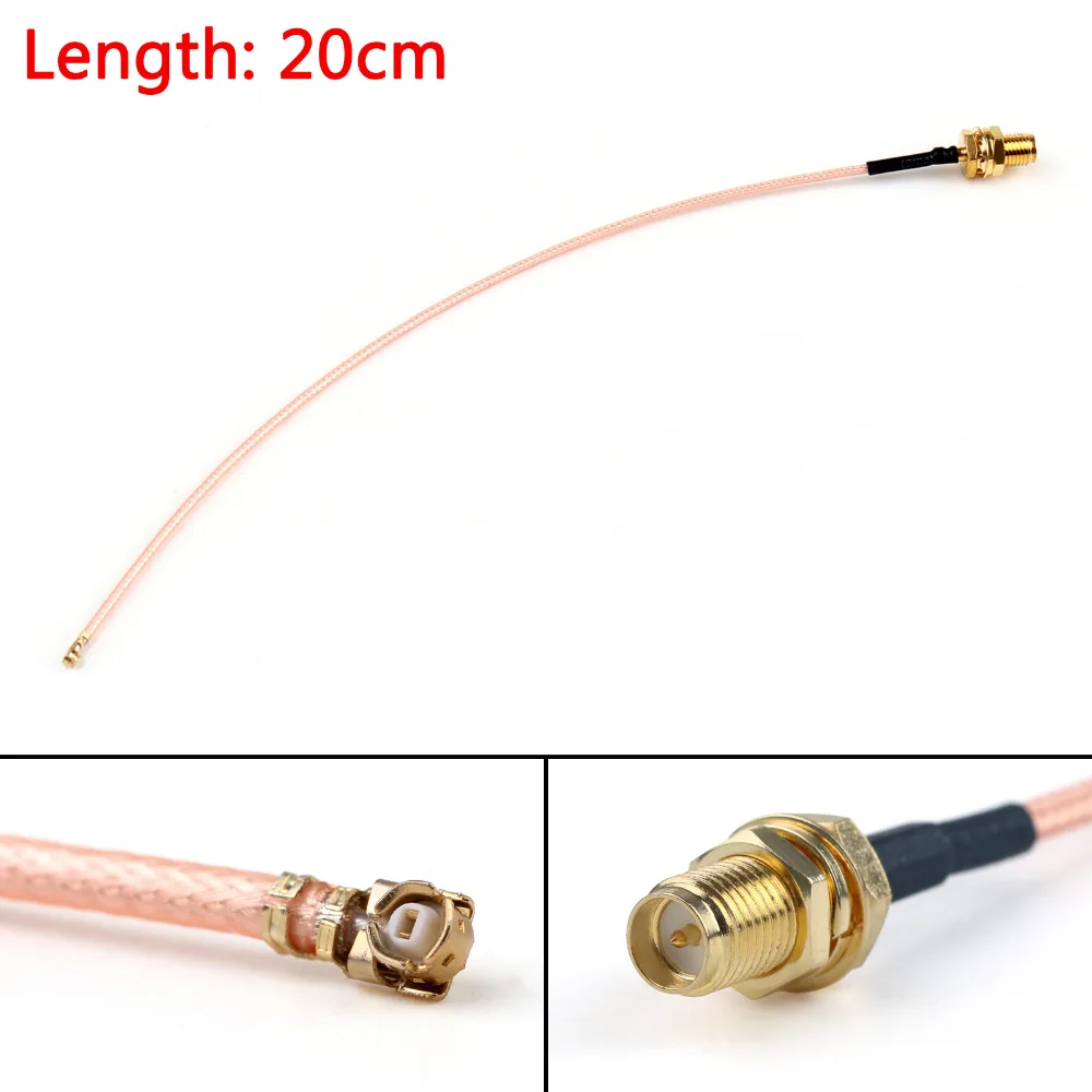 Artudatech 20 см/1 м/2 м RG178 кабель RP.SMA гнездовая вилка переборка к IPX U.FL Coax Pigtail 8in/3ft/6ft -