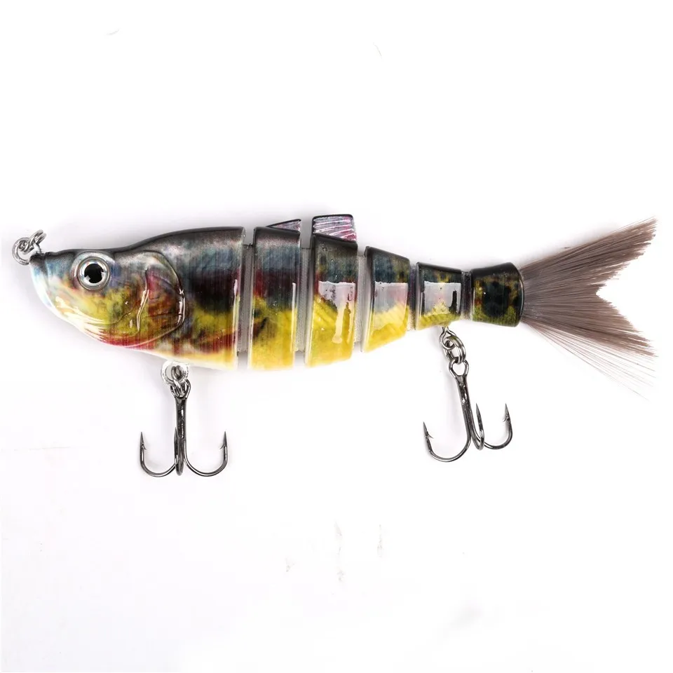 Maximumcatch 6 шарнирных секций Swimbait жесткие рыболовные приманки с VMC крючками 7 видов
