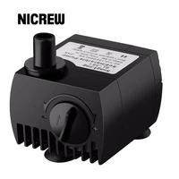 nicrew submersible water pump for aquarium pond fish tank fountain water pump pompe hydroponics with 1 4m power cord