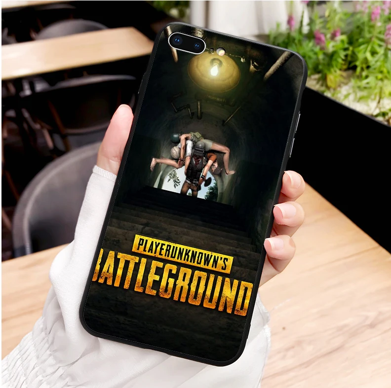 Мягкий силиконовый чехол для телефона PlayerUnknown's Battlegrounds PUBG iPhone MAX XR XS X10 5S 5SE 6 6S 6splus
