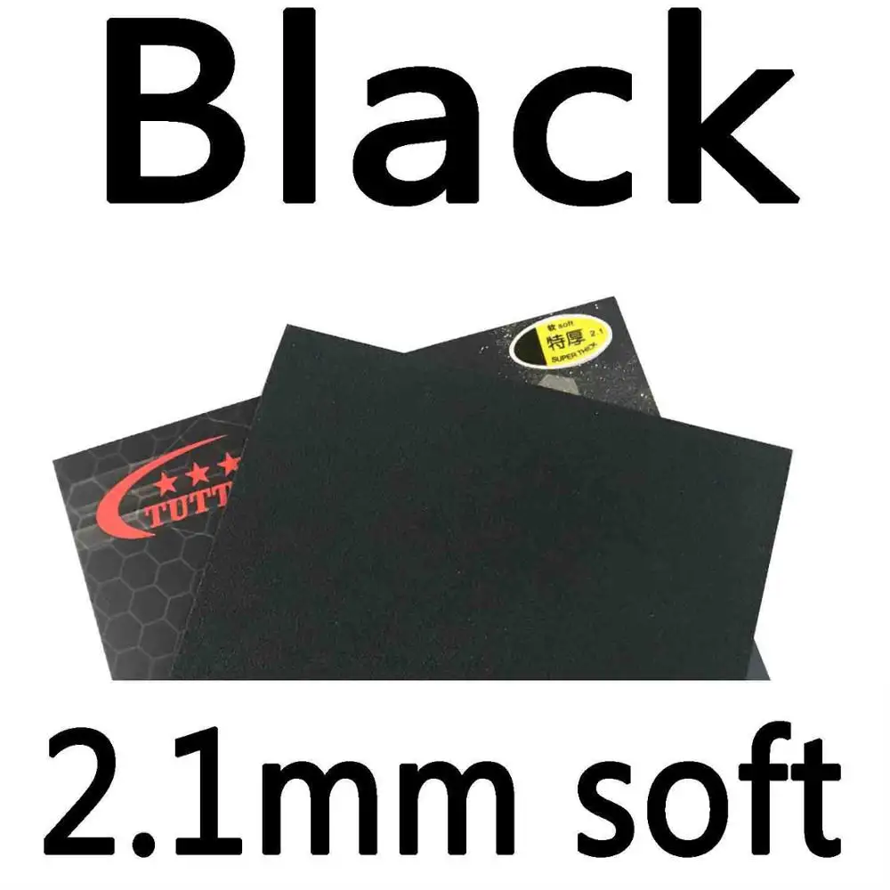 Black 2.1mm soft Tuttle ITTF Black Energy 888 немецкая губка для торта 40+ резина для настольного тенниса, резина для пинг-понга - Цвет: Black 2.1mm soft