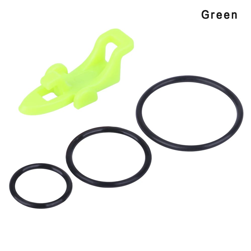 green 4 шт./компл. Портативный аксессуары фиксированной приманка для рыболовного крючка Хранитель приманки держатель с 3 резиновых колечек для удочки рыболовные Шестерни - Цвет: green