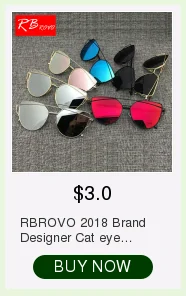 RBROVO Модные металлические солнцезащитные очки для женщин винтажные очки «кошачий глаз» Для женщин зеркальные Ретро вечерние очки UV400