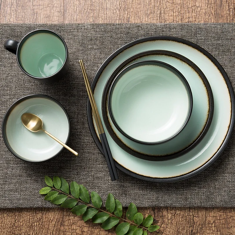 Набор посуды Nordic 4 people eat antique dinnerware индивидуальные чаши Необычные рисовые