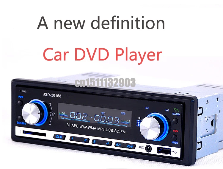 Новинка, 12 В, автомобильный стерео fm-радио, MP3 аудио плеер, поддержка Bluetooth, телефон с USB/SD, MMC портом, автомобильная электроника, In-Dash 1 DIN